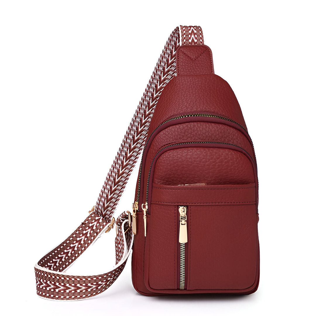 Sac bandoulière femme blanc, design pratique et moderne, parfait pour le quotidien ou les sorties.
