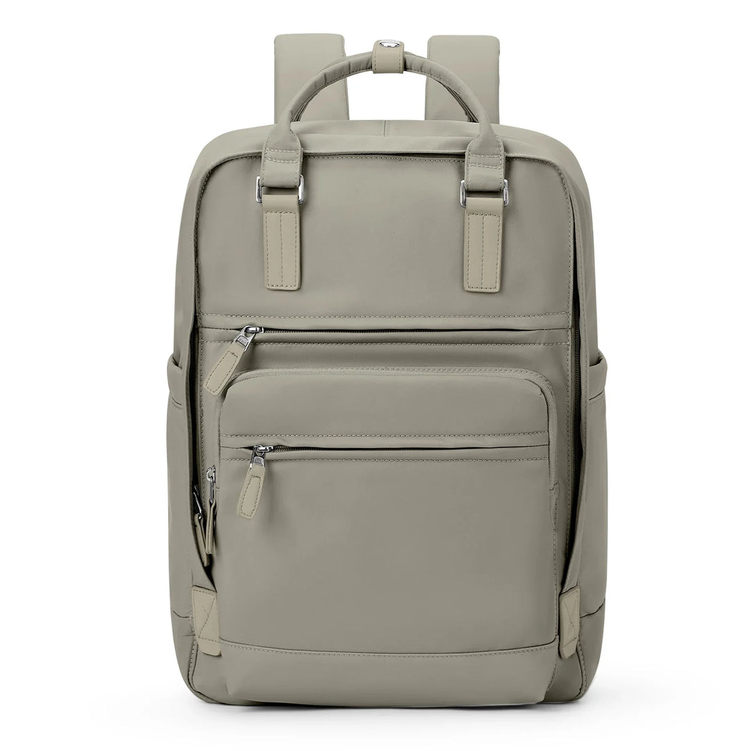 Sac à dos femme polyvalent pour ordinateur portable. Élégant, imperméable et doté d'un excellent organisateur.