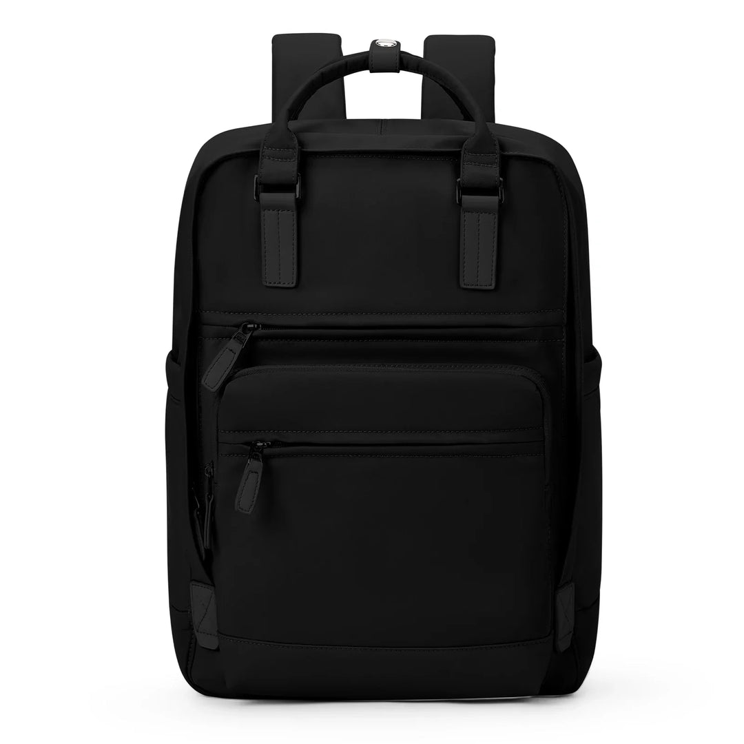 Sac à dos élégant pour femme, conçu pour ordinateur portable. Idéal pour travail, voyage, organisation optimale.
