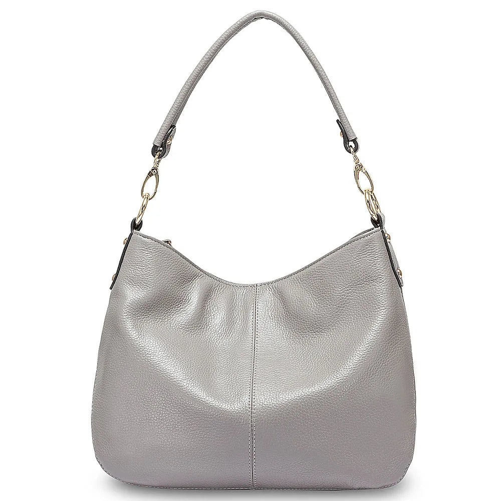 Ce sac à main polyvalent en cuir souple est un accessoire mode élégant pour femmes modernes.