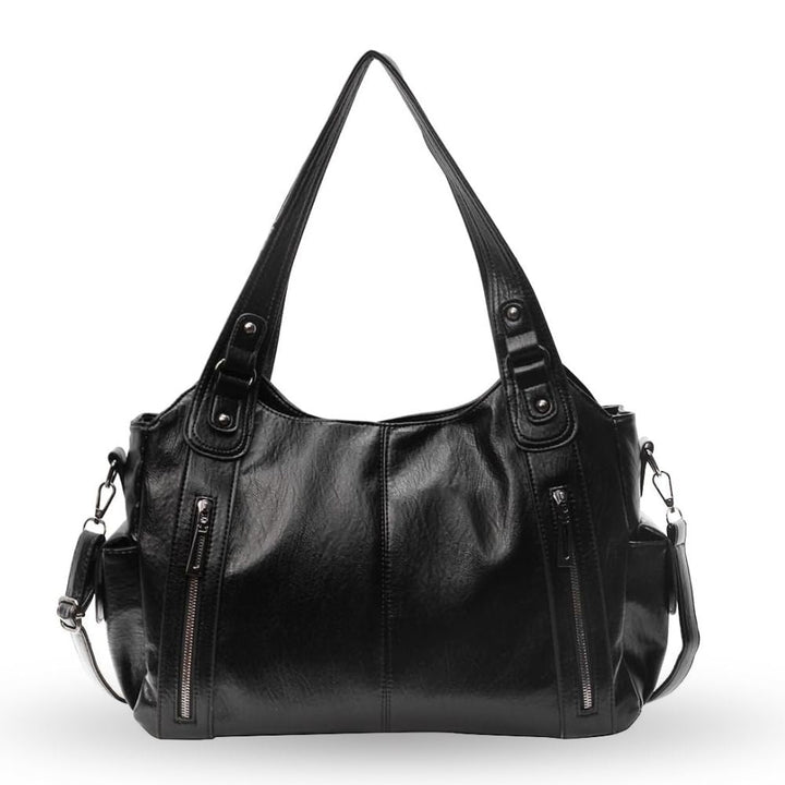 Sac d'épaule femme Aliona marron, élégant et fonctionnel pour le travail ou le quotidien.