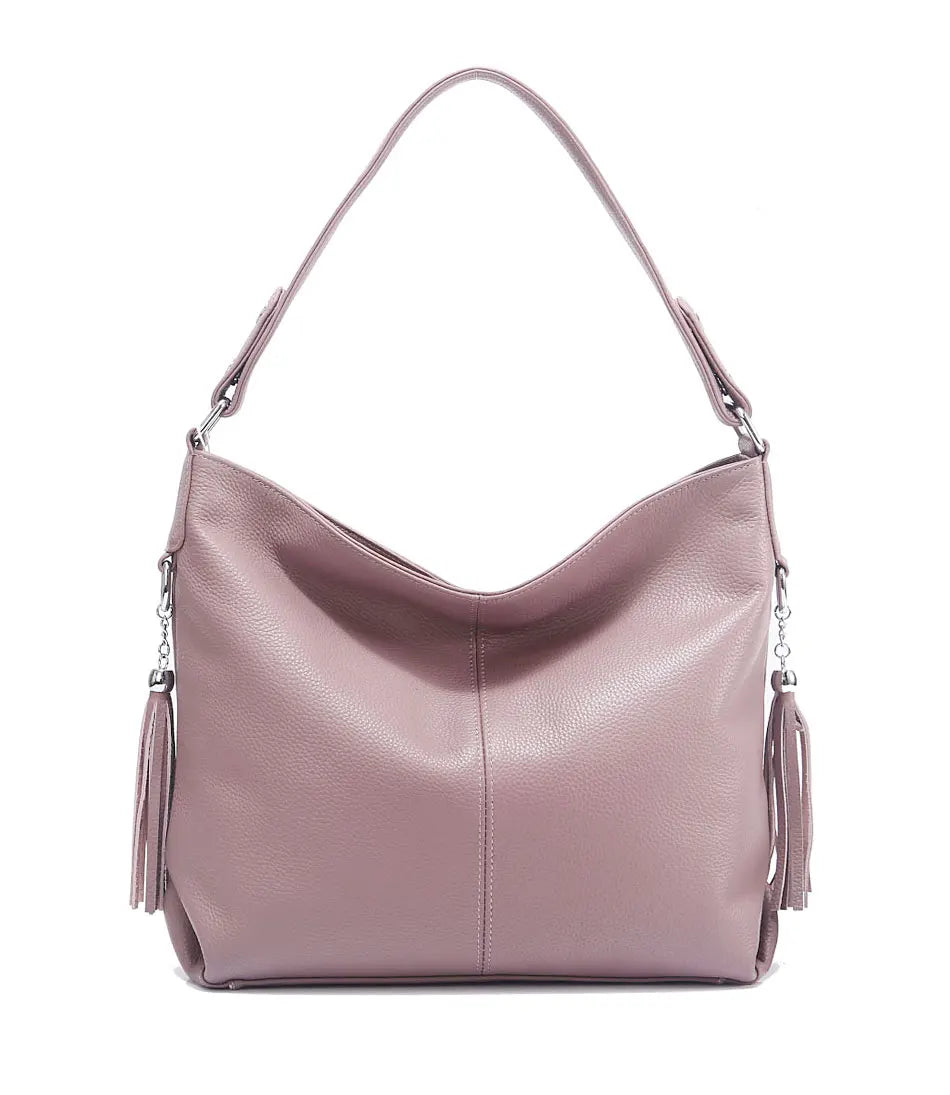 Grand sac épaule femme, avec anses robustes et bandoulière amovible, chic et pratique.
