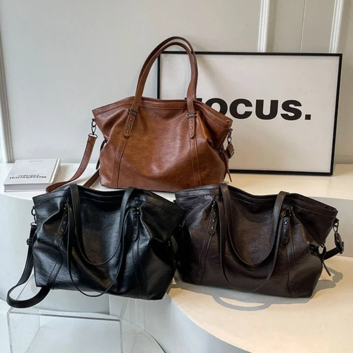 Grand sac fourre-tout Inka spacieux pour femme étudiante, pratique pour les cours universitaires et le lycée.