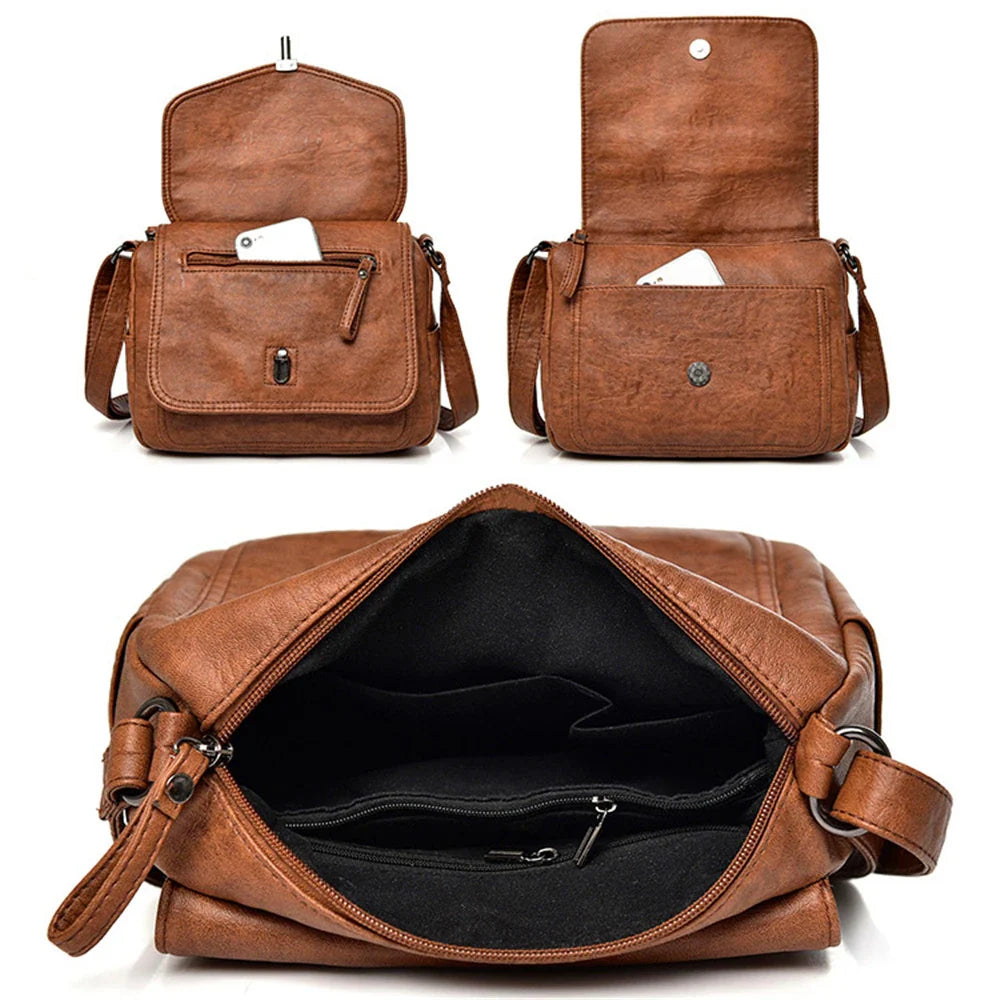 Sac à main femme polyvalent en cuir PU, idéal pour toutes occasions.