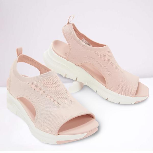 Sandales femme compensées pour un confort estival optimal, idéales pour marcher toute la journée.