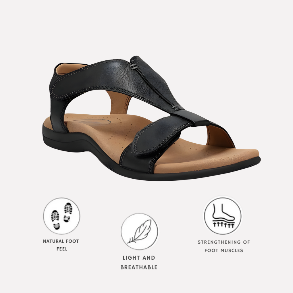 Sandales ergonomiques femme, confort quotidien, parfaites pour la marche en été. Soutien du pied assuré.