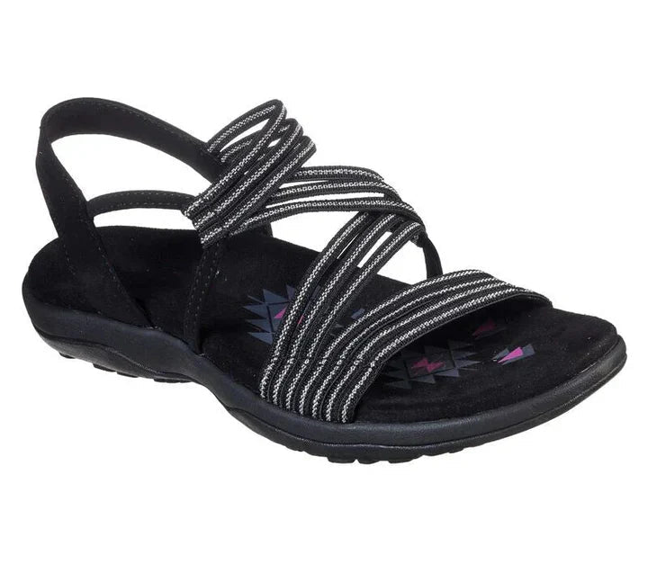 Chaussures d'été femme élégantes, sandales orthopédiques offrant confort et soutien de la voûte plantaire.