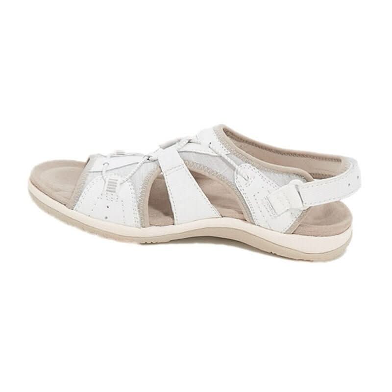 Sandales d'été femme, design ergonomique et léger. Semelle nano-mousse pour confort orthopédique durable.