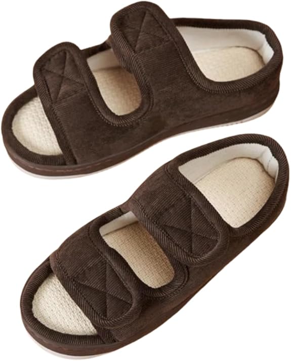 Sandales confort pour pieds sensibles et gonflés. Réglables, soulagent la douleur, idéales diabète.