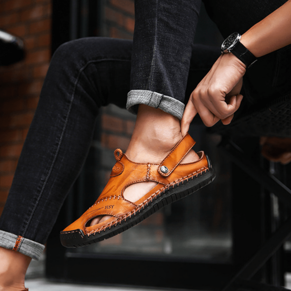Chaussures d'été homme décontractées, polyvalentes et respirantes avec bonne adhérence pour un confort durable.