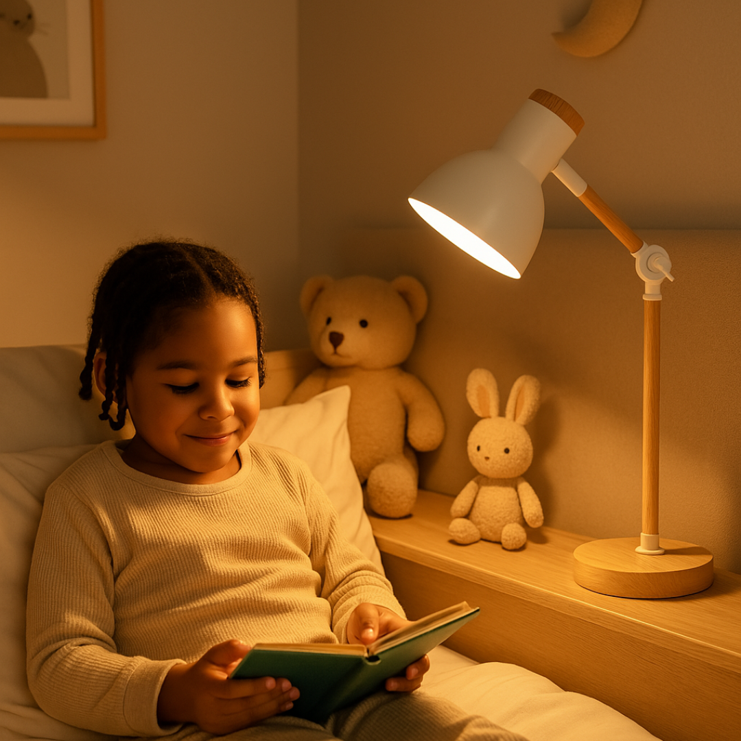 Lampe scandinave design, en bois massif, apportant une touche élégante et un éclairage chaleureux à votre intérieur.