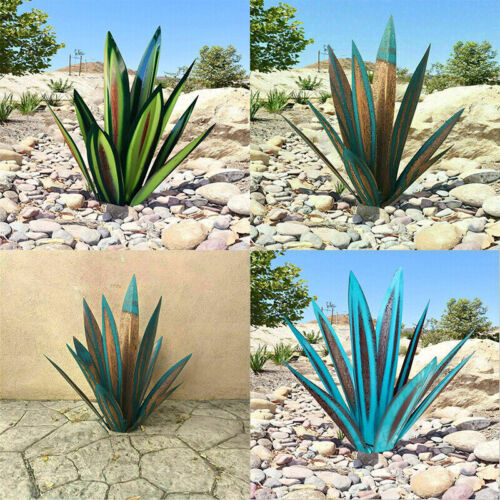 Sculpture décorative artisanale en métal inoxydable, parfaite pour jardin et décoration d'intérieur.