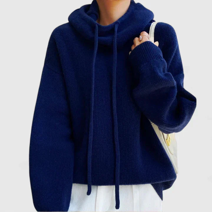 Pull à capuche femme décontracté vert pour un confort sportswear optimal lors de vos loisirs.