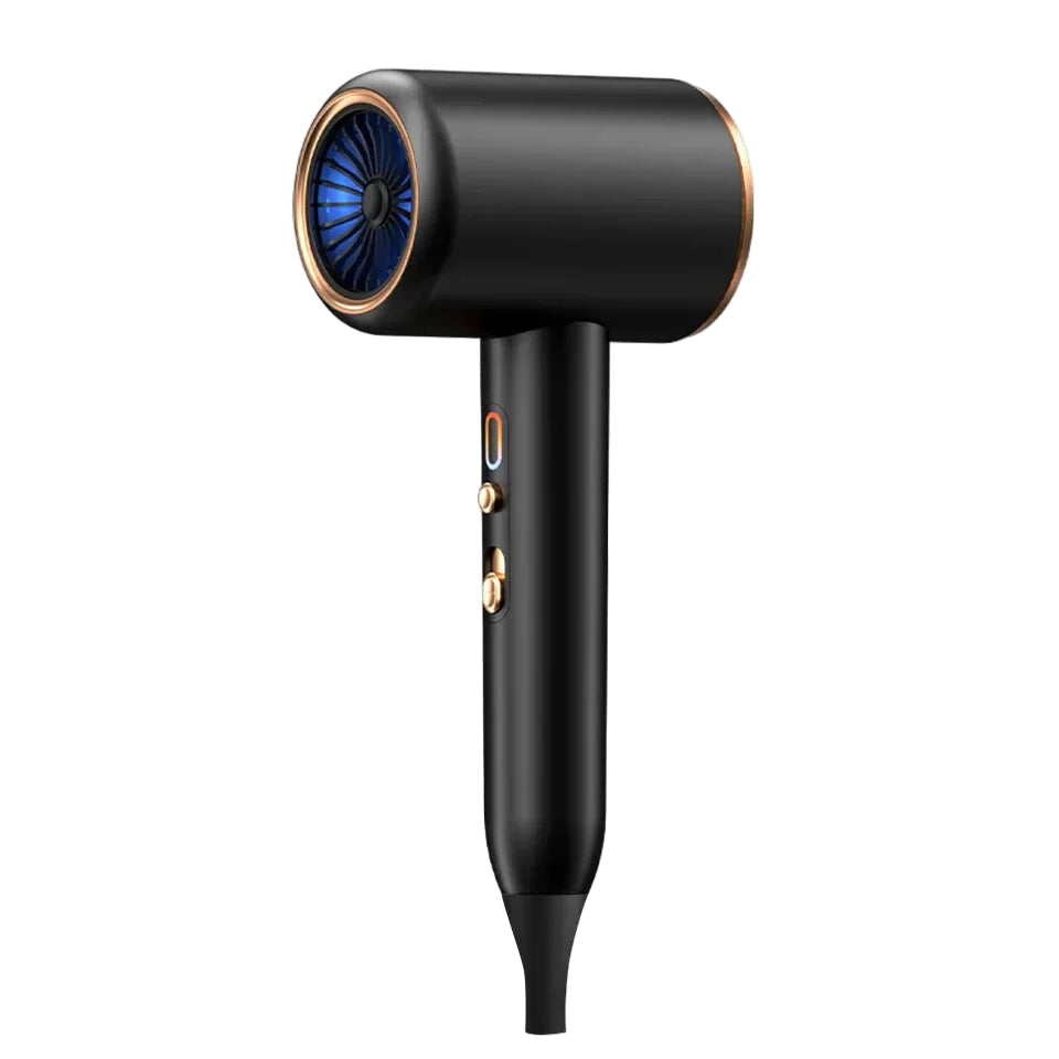 Sèche-cheveux professionnel 2400W pour un séchage rapide et des cheveux brillants.