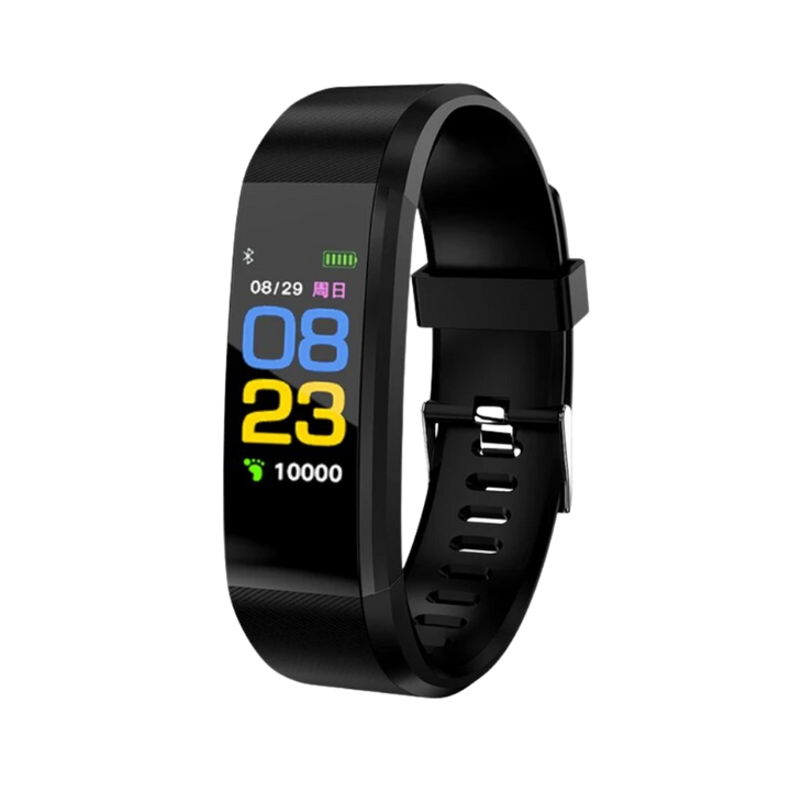 Montre connectée pour seniors, alertes santé, autonomie longue et interface intuitive.