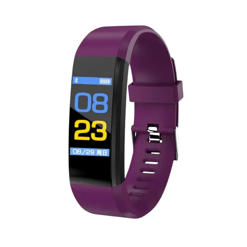 Montre connectée étanche pour seniors, parfaite pour le suivi d'activité physique et la santé.