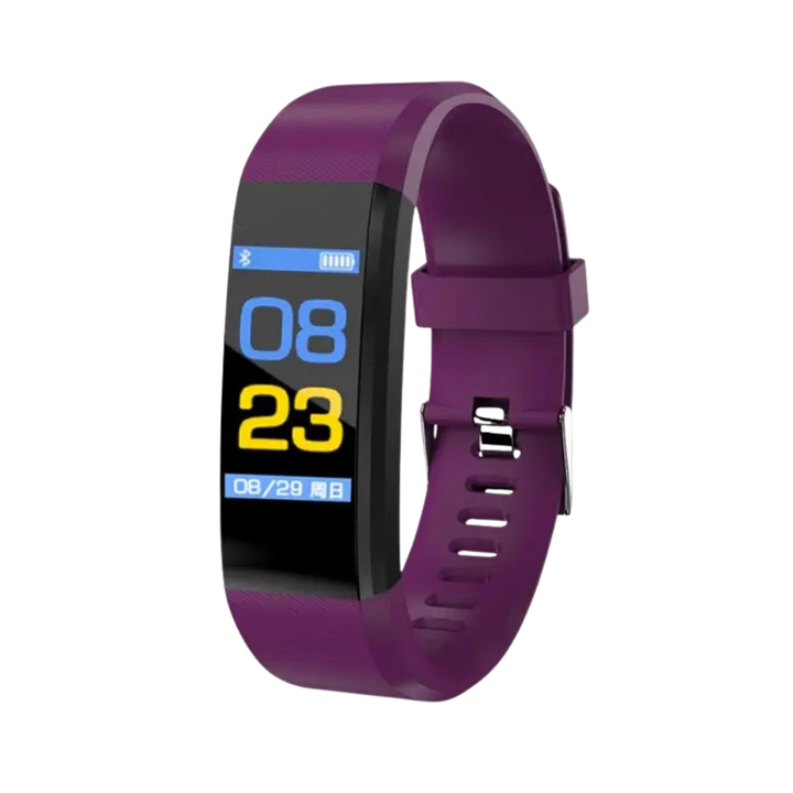 Montre connectée étanche pour seniors, parfaite pour le suivi d'activité physique et la santé.