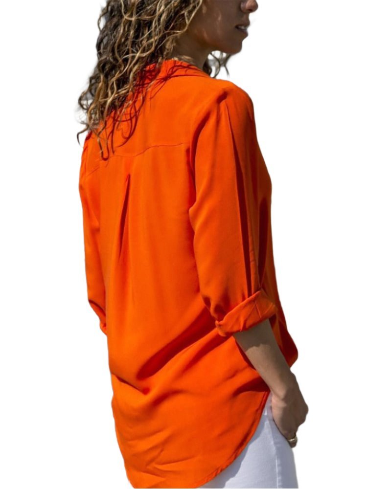 Blouse femme Mira au confort intemporel, style décontracté chic, idéale pour l'été et le printemps.