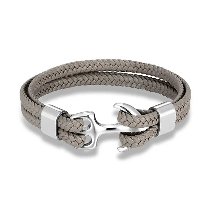 Bracelet unisexe ancre marine, un accessoire stylé pour le quotidien ou les vacances, parfait pour tout poignet.