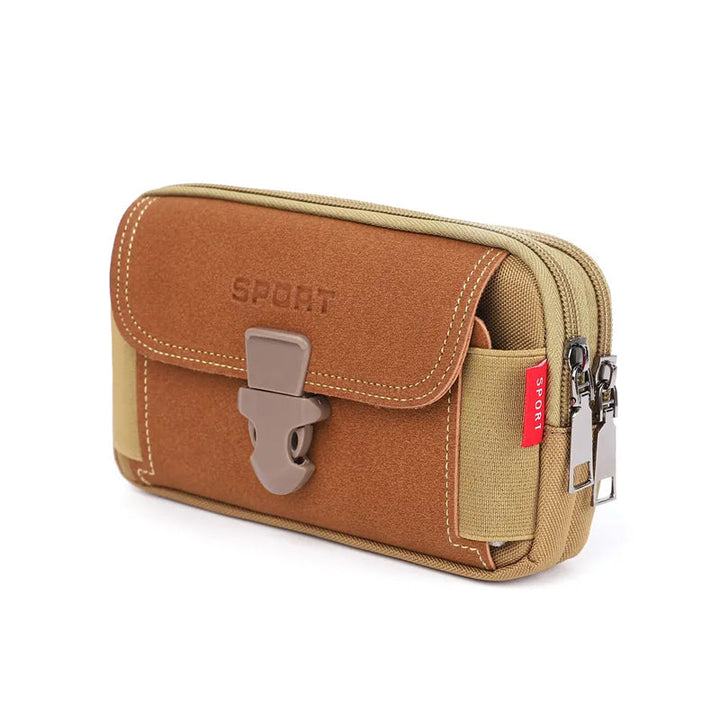 Sacoche homme FlexiPouch pour ceinture, organisation facile de vos essentiels quotidiens.