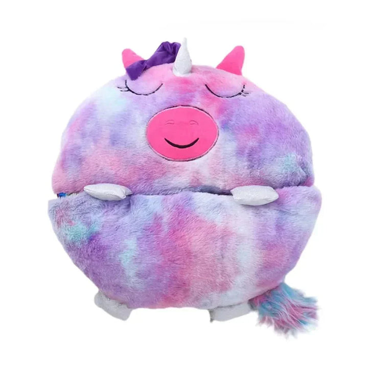 FloppiPals, sac de couchage douillet lavable, jouet enfant portable, parfait pour les voyages.
