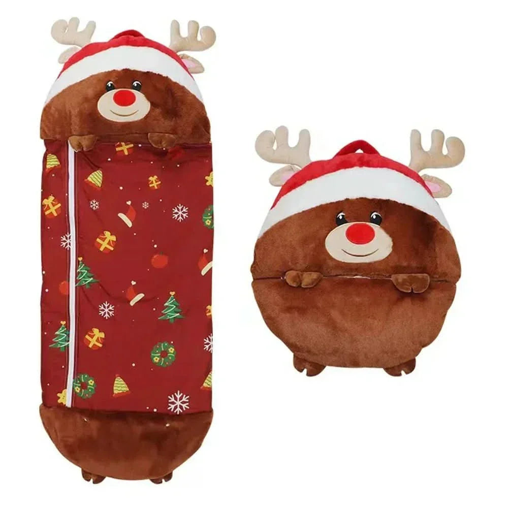 Confort enfant avec FloppiPals, sac de couchage portable et lavable, pour jouer et dormir.