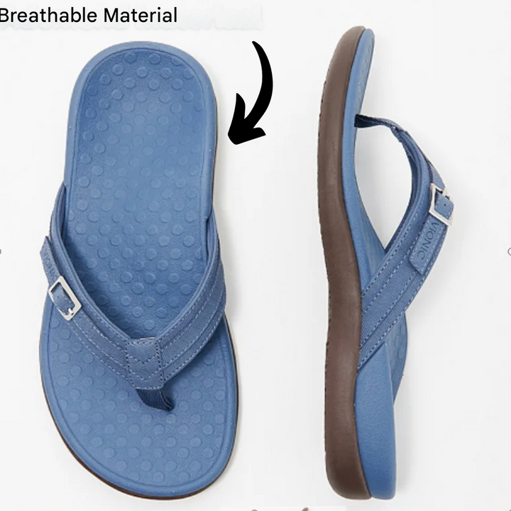 Tongs d'été pour femmes, légères et orthopédiques, conçues pour un soutien optimal et un confort accru.