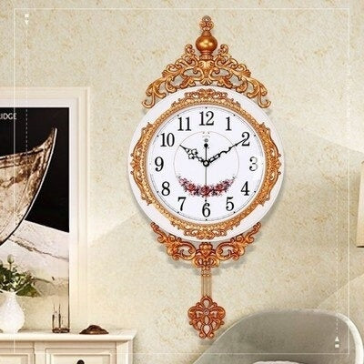 Pendule murale de luxe moderne, horloge design élégante pour un salon contemporain ou chambre chic.