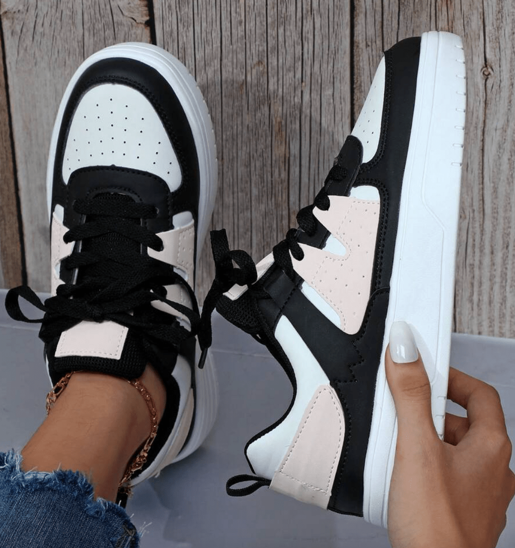 Lacets de sneakers femme, assurant un ajustement précis et un confort optimal pour toutes vos activités.