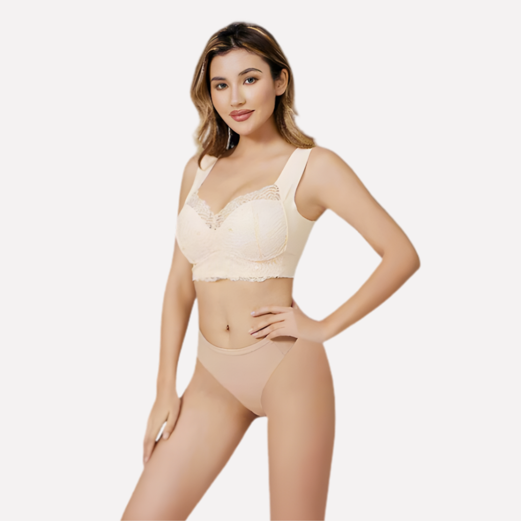 Soutien-gorge push-up sans armatures pour femmes, disponible en grande taille, confort et élégance.
