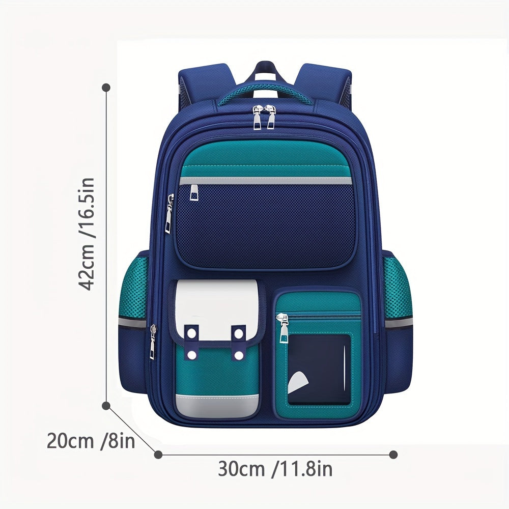 Sac à dos enfant imperméable et spacieux, design ludique, disponible en vert, rose et violet.