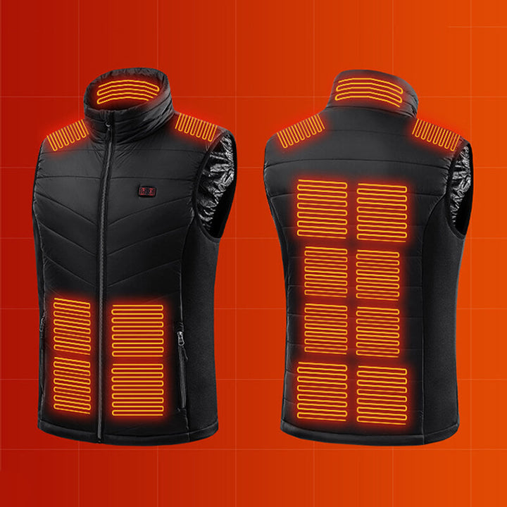 Gilet chauffant homme ultra-léger en graphène. Idéal pour sport, travail extérieur et détente hivernale.