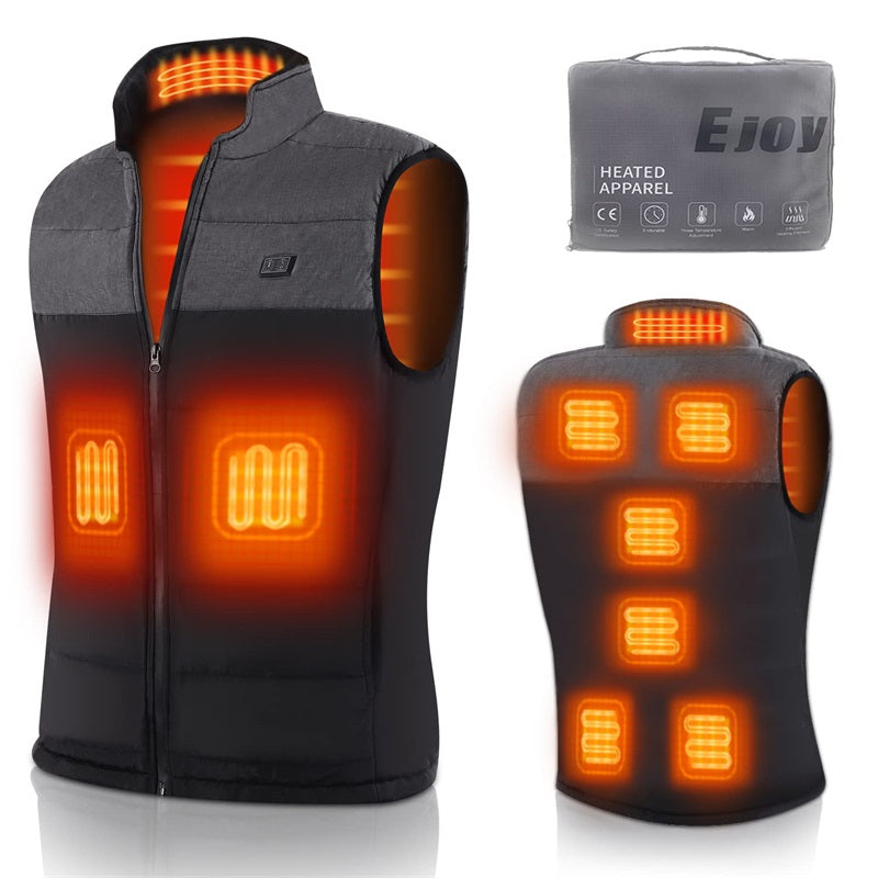 Gilet chauffant homme durable et confortable. La technologie graphène offre une chaleur constante et douce.