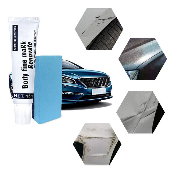 Crème de réparation professionnelle pour rayures de voiture, redonne un éclat neuf à la peinture auto.