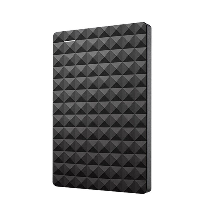 Disque dur portable 10 To USB 3.0 Axton, présenté pour illustrer sa taille et son design élégant.