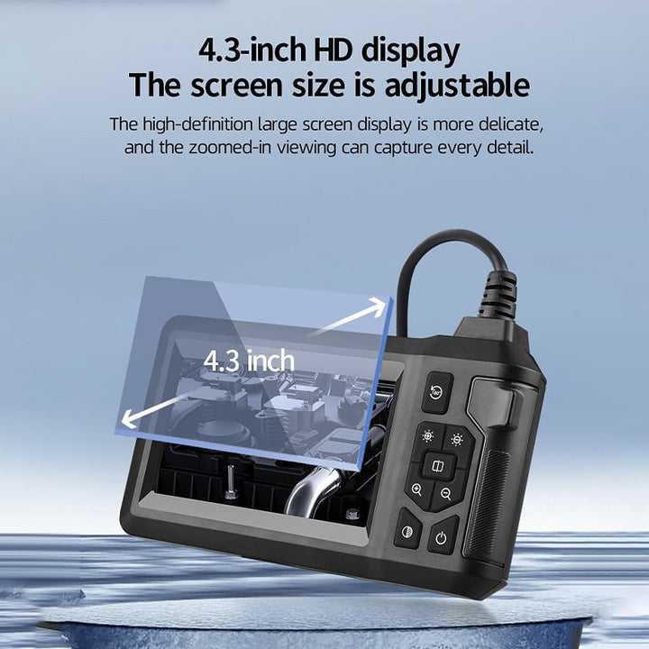 Endoscope industriel portable HD, visualisation claire des inspections techniques complexes.
