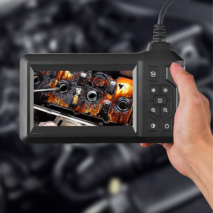 Caméra d'inspection étanche HD avec écran pour mécanique et canalisations.