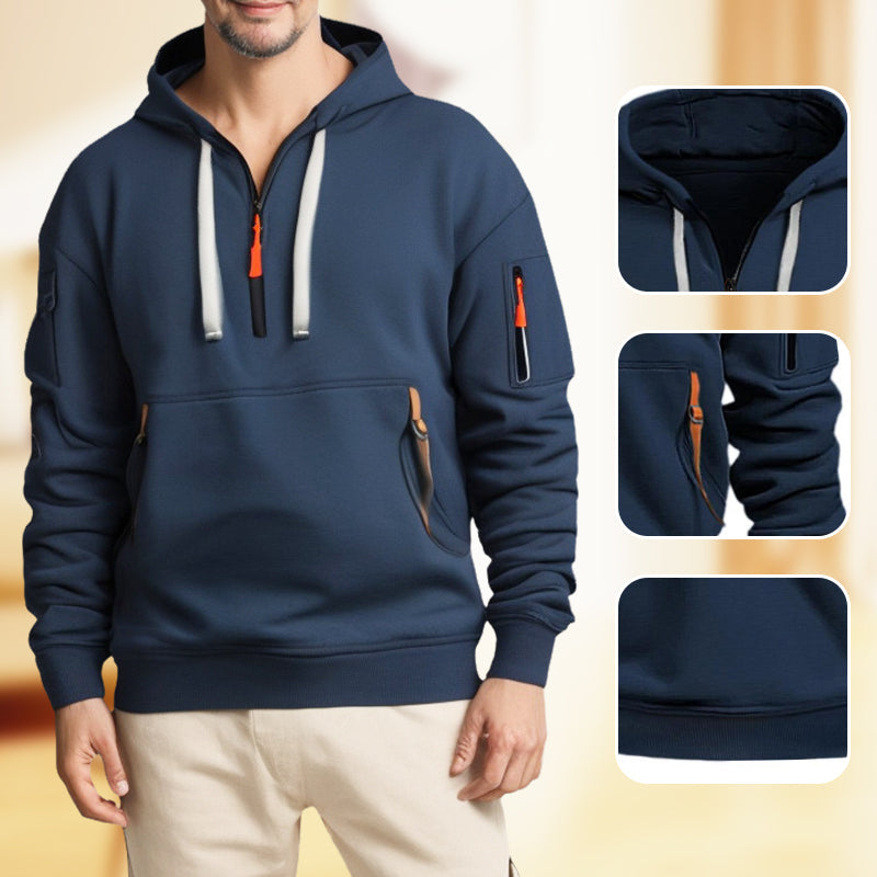 Sweat à capuche homme confortable, collection Mariano. Idéal pour un look sportif et relax.