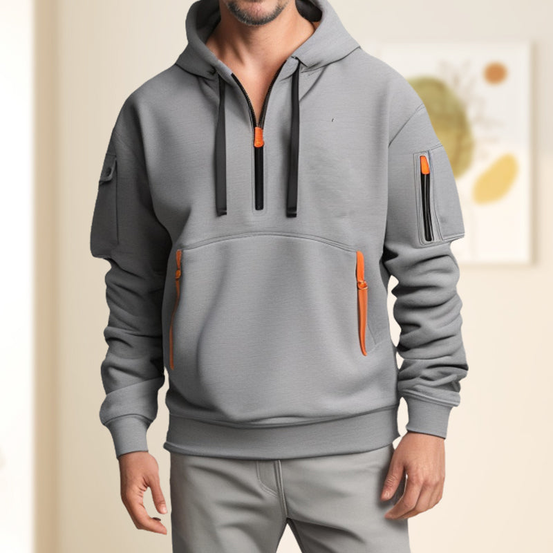 Veste à capuche homme Mariano, coupe confortable. Essentiel pour le look décontracté.