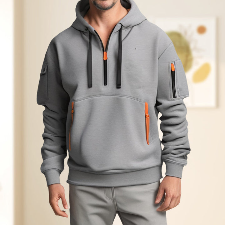 Veste à capuche homme Mariano, coupe confortable. Essentiel pour le look décontracté.