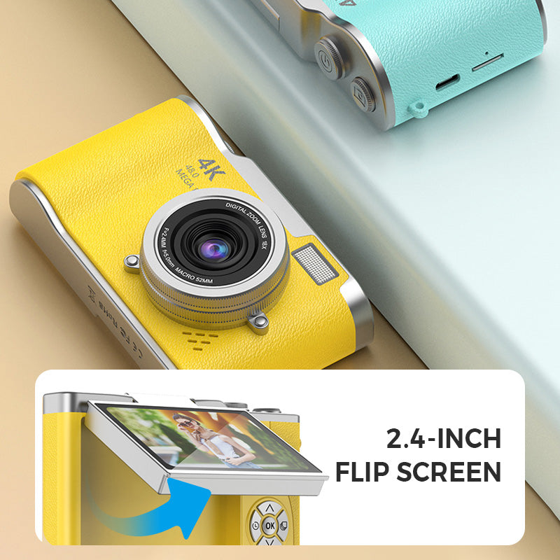 Caméra numérique HD multifonction, capture des moments en 4K avec facilité.