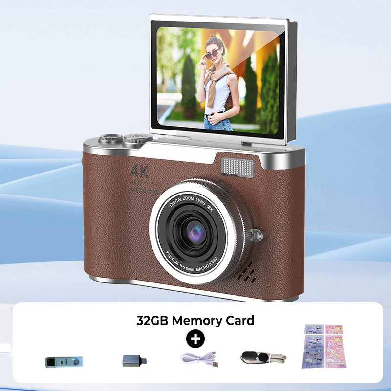 Caméra numérique 4K, capturez des photos et des vidéos incroyables avec simplicité.
