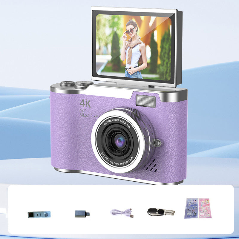 Caméra numérique HD, qualité 4K pour vos photos et vidéos les plus précieuses.