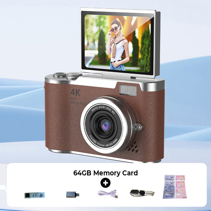 Caméra numérique 4K, le cadeau parfait pour des vidéos HD et des photos nettes.
