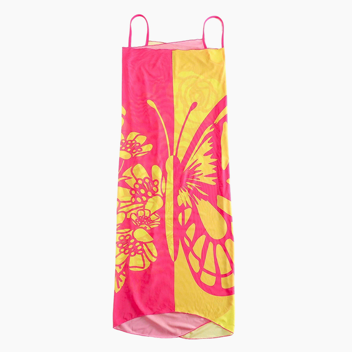 Robe-serviette ButterflyWrap pour femme, confortable et tendance. Parfaite pour la plage, la piscine et l'été.
