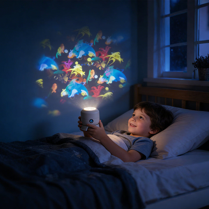 Créez une ambiance relaxante et apaisante avec la lumière dynamique du projecteur LED STARFLOW.