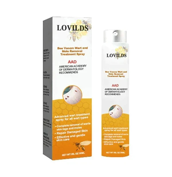 Spray anti-verrues doux, soin innovant pour l'élimination des verrues. Peau nette et saine garantie.