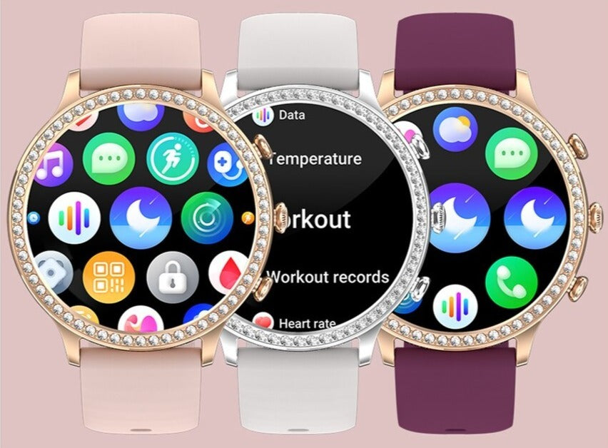 Smartwatch élégante SmartPulse, cadeau unisexe parfait, alliant technologie avancée et design moderne.