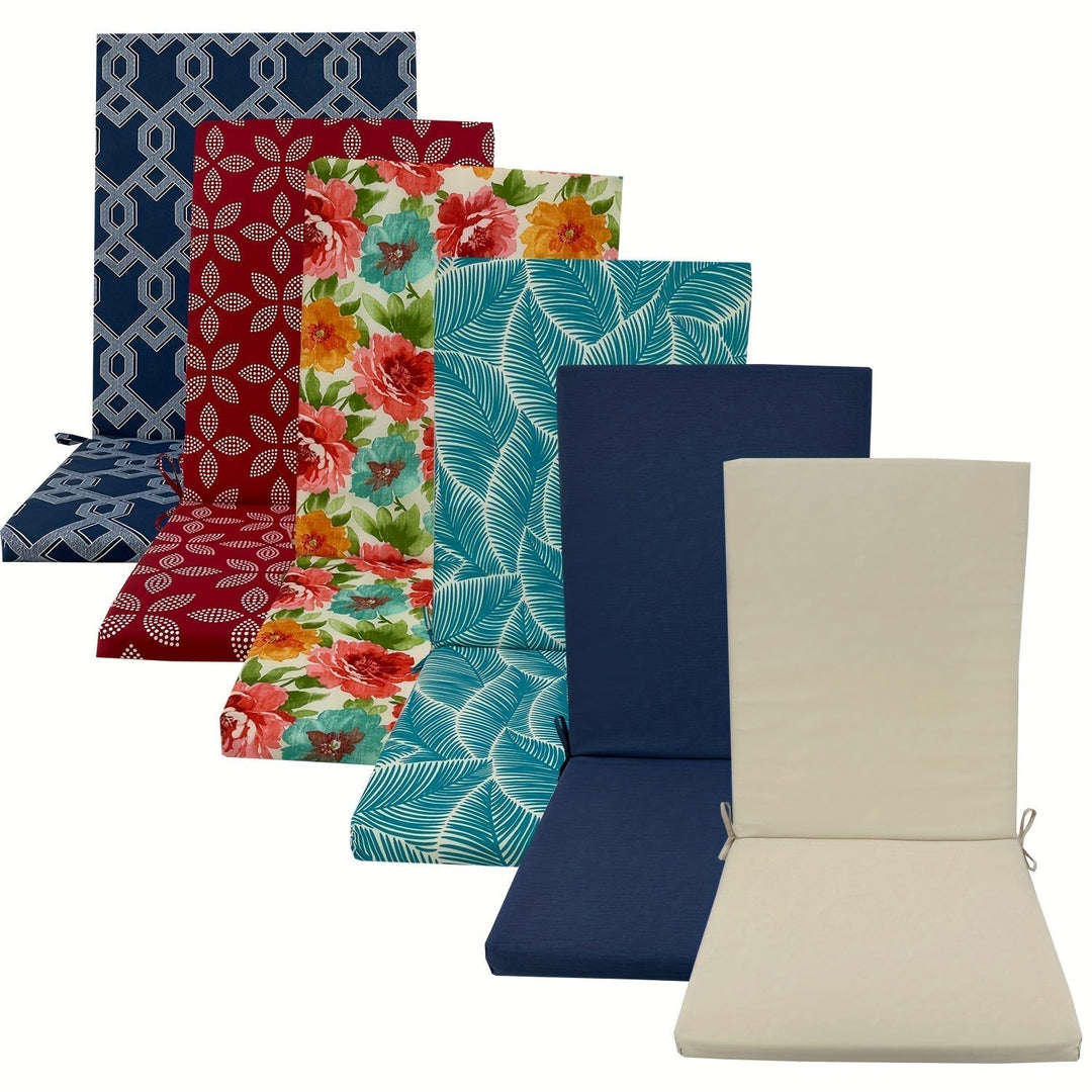 Coussin de siège ergonomique en polyester, confort optimal intérieur/extérieur pour chaises de jardin ou terrasse.
