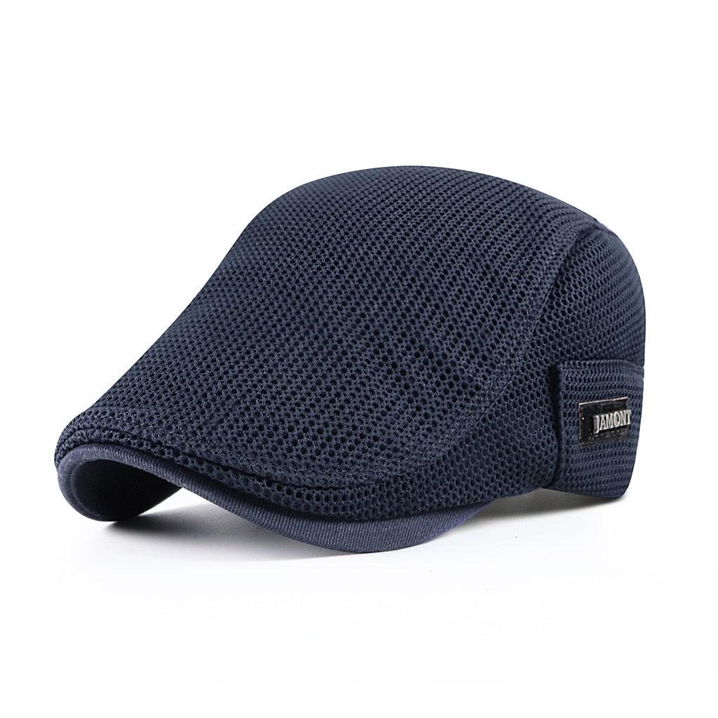 Casquette homme réglable en coton noir, style décontracté, parfaite pour le sport ou la ville.